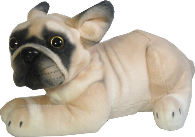 Plüss bulldog kutya 26 cm - 1 db