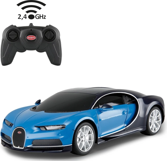 Jamara Bugatti Chiron RC autó 1:24 2,4 GHz kék - 1 db