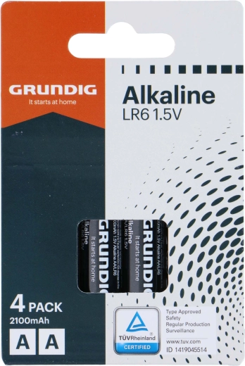 Alkáli elemek AA GRUNDIG 2100 mAh, 4 db