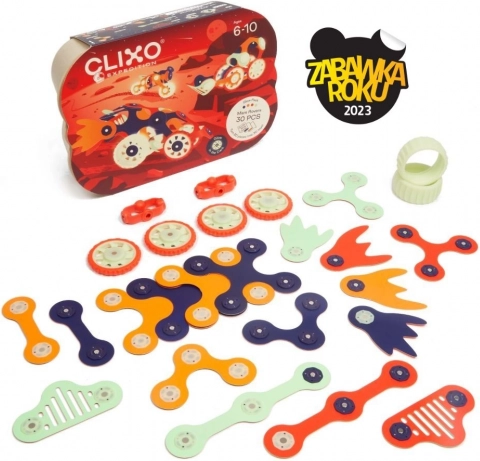 Clixo Mars Rovers mágneses építőkészlet 30 db