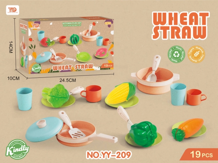 ökó edény- és kiegészítőkészlet gyerekeknek