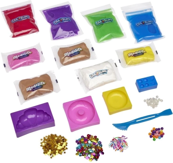 Textúramix: fényes slime, marshmallow slime és könnyű gyurmamassza