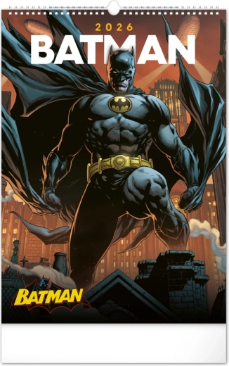 Fali naptár Batman Sötét 2026