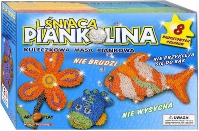 Piankolina – csillogó gyurmagolyó, 8 szín