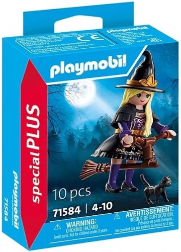 Playmobil Special Plus boszorkány macskával