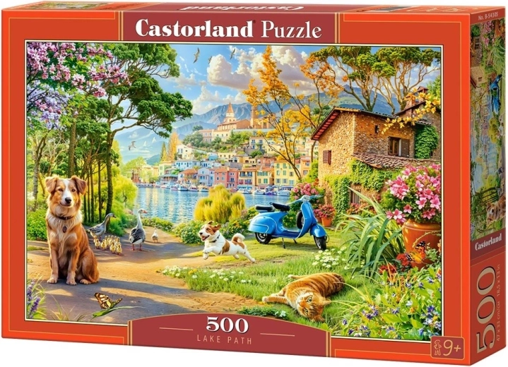 Castorland puzzle Ösvény a tó mentén 500 darab
