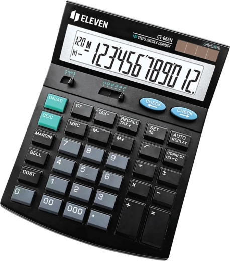 ELEVEN CT666N számológép fekete