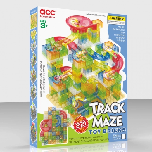 Mega golyópálya, 221 darab