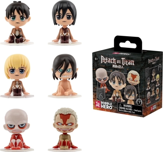 Attack on Titan gyűjthető bobblehead figura, vegyes választék - 1 darab