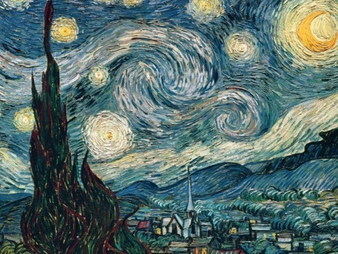 Puzzle Vincent van Gogh: Csillagos éj