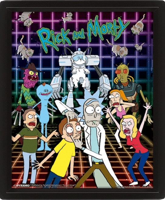3D kép Rick és Morty
