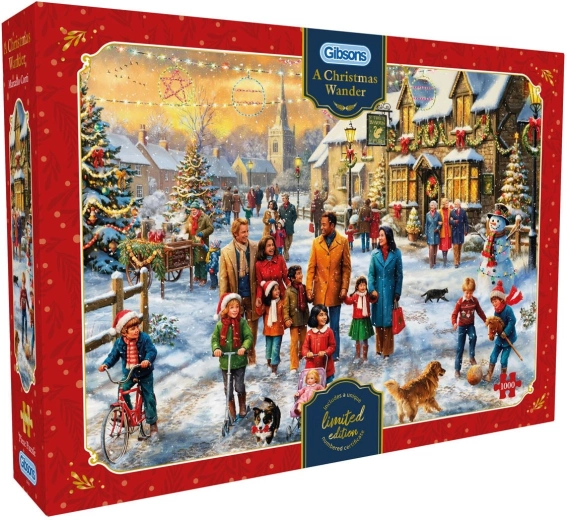 Gibsons puzzle Karácsonyi séta 1000 darab