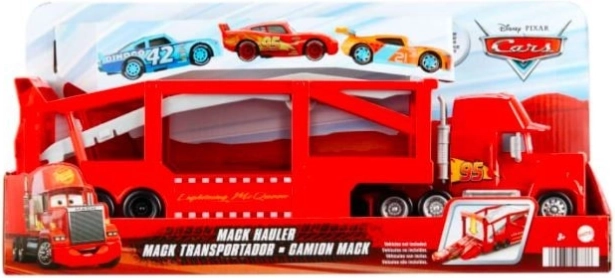 Verdák MANIEK szállító – piros kamion 12 kisautóhoz