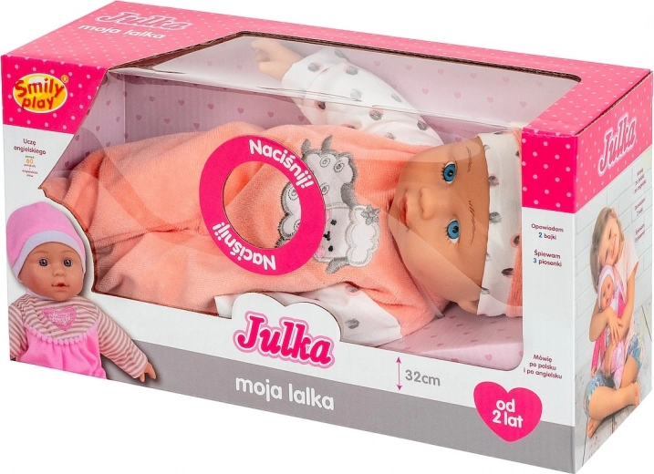 Julka babapróba – beszélő, tanító baba