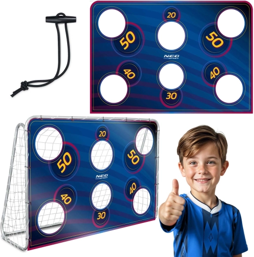 Neo-Sport célzóponyva futballkapura 215 × 150 cm