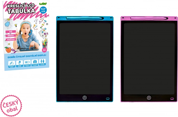 11,5"-os színes írású LCD rajztábla