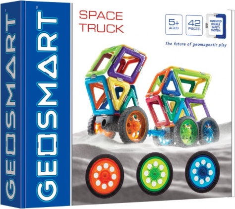GeoSmart Űrteherautó 42 darabos mágneses építőkészlet
