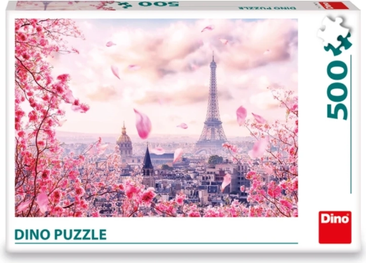 DINO puzzle Rózsaszín Párizs 500 darabos
