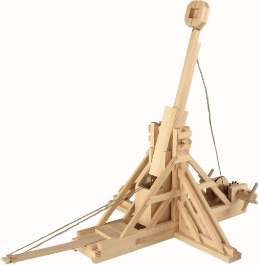 Walachia fa ragasztós építőkészlet Trebuchet