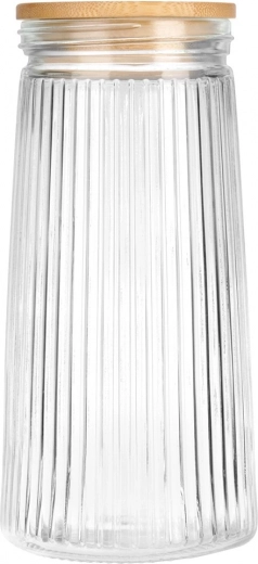 Tartós boroszilikát üveg elegáns bordázással