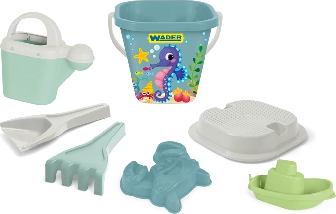 WADER Sea World homokozó készlet (7 részes)