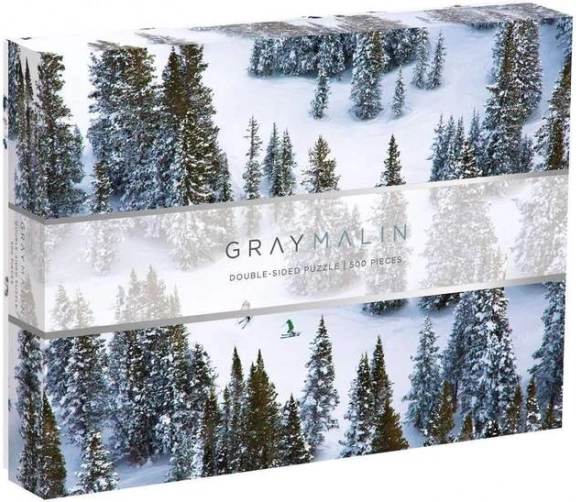 Kétoldalas SNÍH GRAY MALIN puzzle, 500 darab
