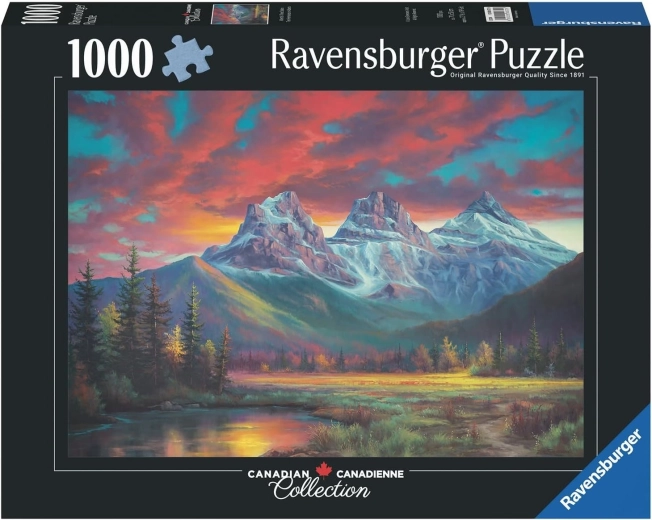 Ravensburger puzzle Canadian Collection: Három nővér, Alberta – 1000 darab