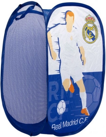Real Madrid textil tárolókosár játékokhoz