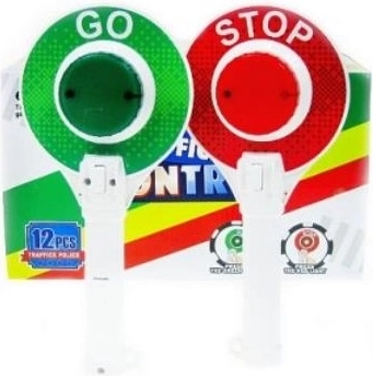 Gyerek rendőrségi megállító tárcsa STOP (világítós)