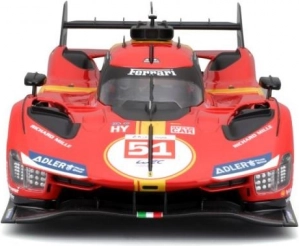 Fém autómodell BBURAGO 1:18 FERRARI 499P LMH Piros #51
