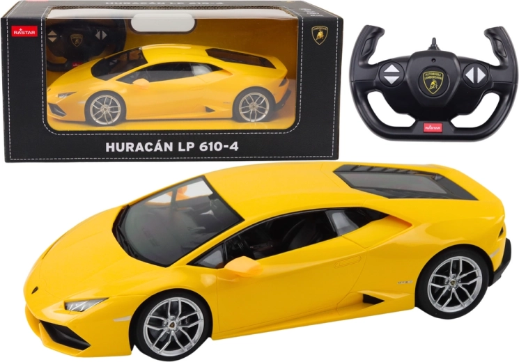 Rastar RC autó 1:14 Lamborghini Huracan sárga