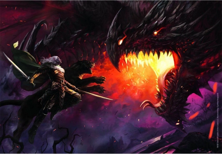 Clementoni puzzle Dungeons&Dragons: Szem a szemmel 1000 darab