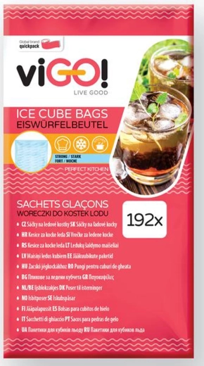 Önzáró jégkockazacskók 8 × 24 kocka