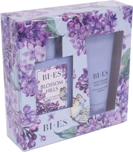 BI-ES Blossom Hills ajándékszett nőknek – parfümös víz 100 ml + testápoló 150 ml