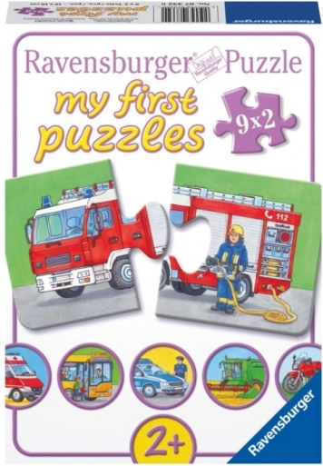 Ravensburger az első puzzle-im – járművek és gépek 9×2 darab