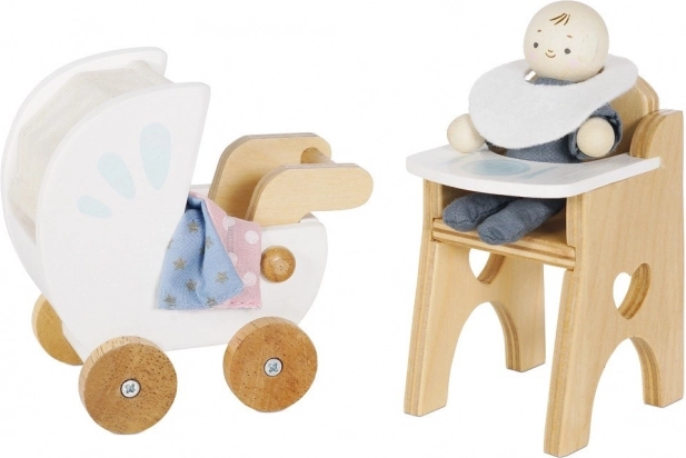 Le Toy Van készlet baba kiegészítőkkel