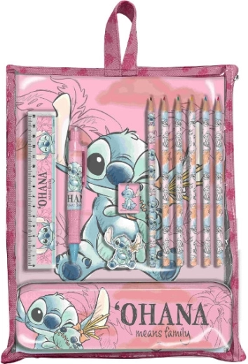 STITCH írókészlet, 12 darabos