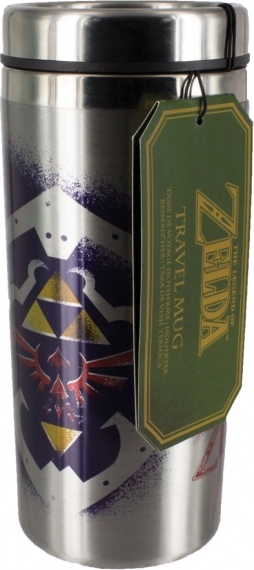 Utazó rozsdamentes acél termoszbögre ZELDA 450 ml