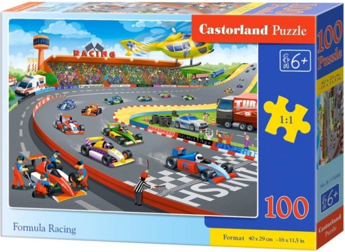 100 darabos Formula Racing puzzle