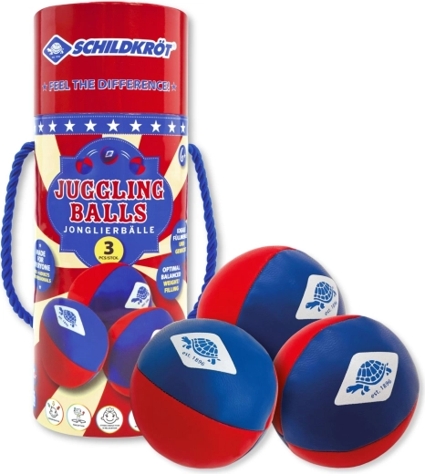 Schildkröt zsonglőrlabdák kezdőknek, 3 darabos készlet