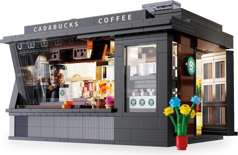 CaDA Coffee House kávézóépítő készlet 1:30 méretarányban