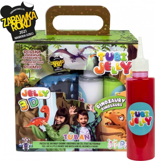 TUBAN Tubi Jelly dinoszauruszok – mini akvárium kreatív készlet