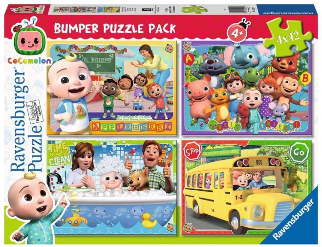 Cocomelon 4x42 darabos puzzle készlet