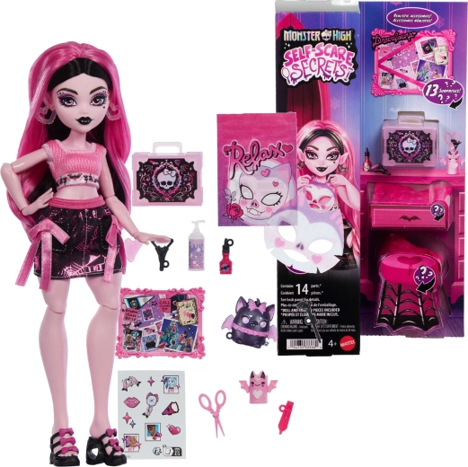 Monster High Draculaura baba kiegészítőkkel, Self-Scare Secrets