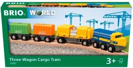 BRIO tehervonat három kocsival