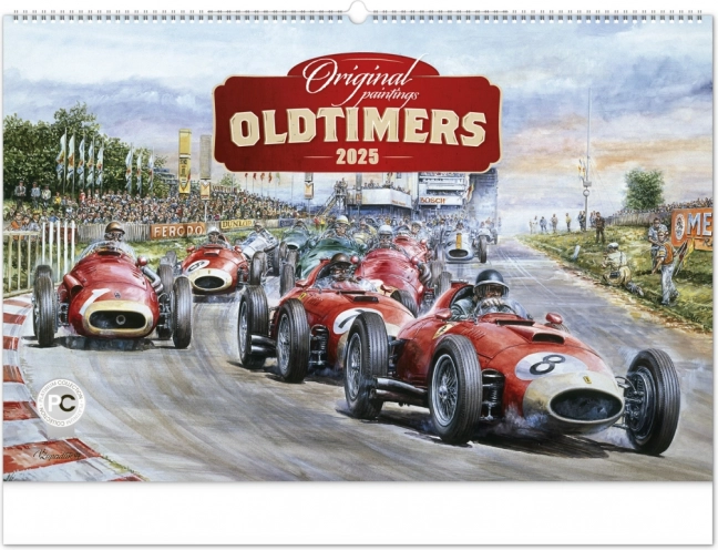 Václav Zapadlík Oldtimers falinaptár 2025