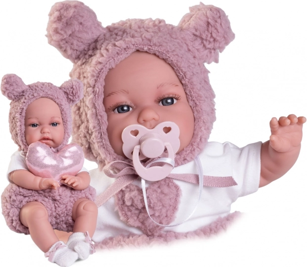 Realisztikus baba baba mozgó funkcióval 34 cm