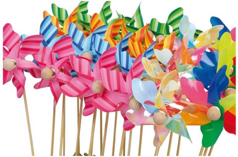 SMALL FOOT gyerek fa szélforgó