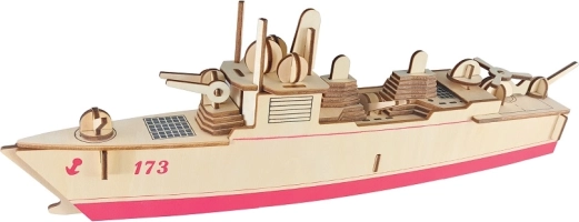 Woodcraft fa 3D puzzle – torpedóromboló