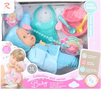 Beszélő baba Tutu Baby kiegészítőkkel